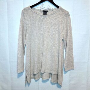 Chelsea & Theodore Tan Sweater Size Medium